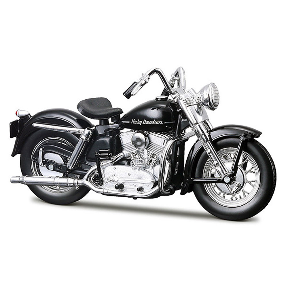 1952 K Model Harley Davidson Série 30 1:18 Maisto Preta