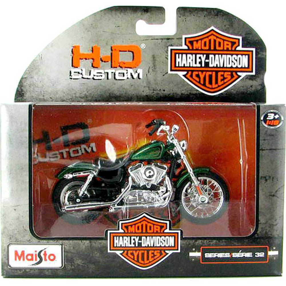 2002 FLHRSEI CVO Custom Harley Davidson Série 30 1:18 Maisto - Imagem 3