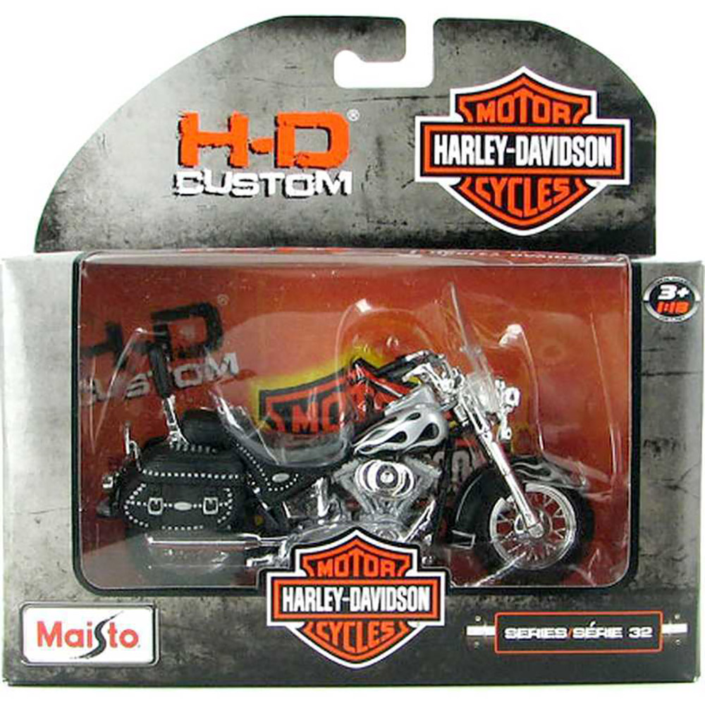 2002 FLSTC Heritage Softail Classic Harley Davidson Série 32 1:18 Maisto - Imagem 2