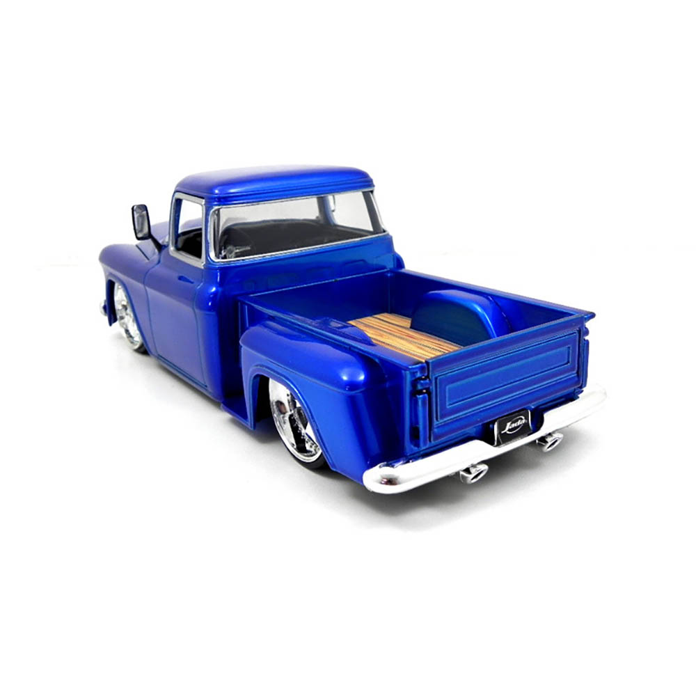 Chevy Stepside 1955 Jada Toys 1/24 Azul2 - Imagem 3