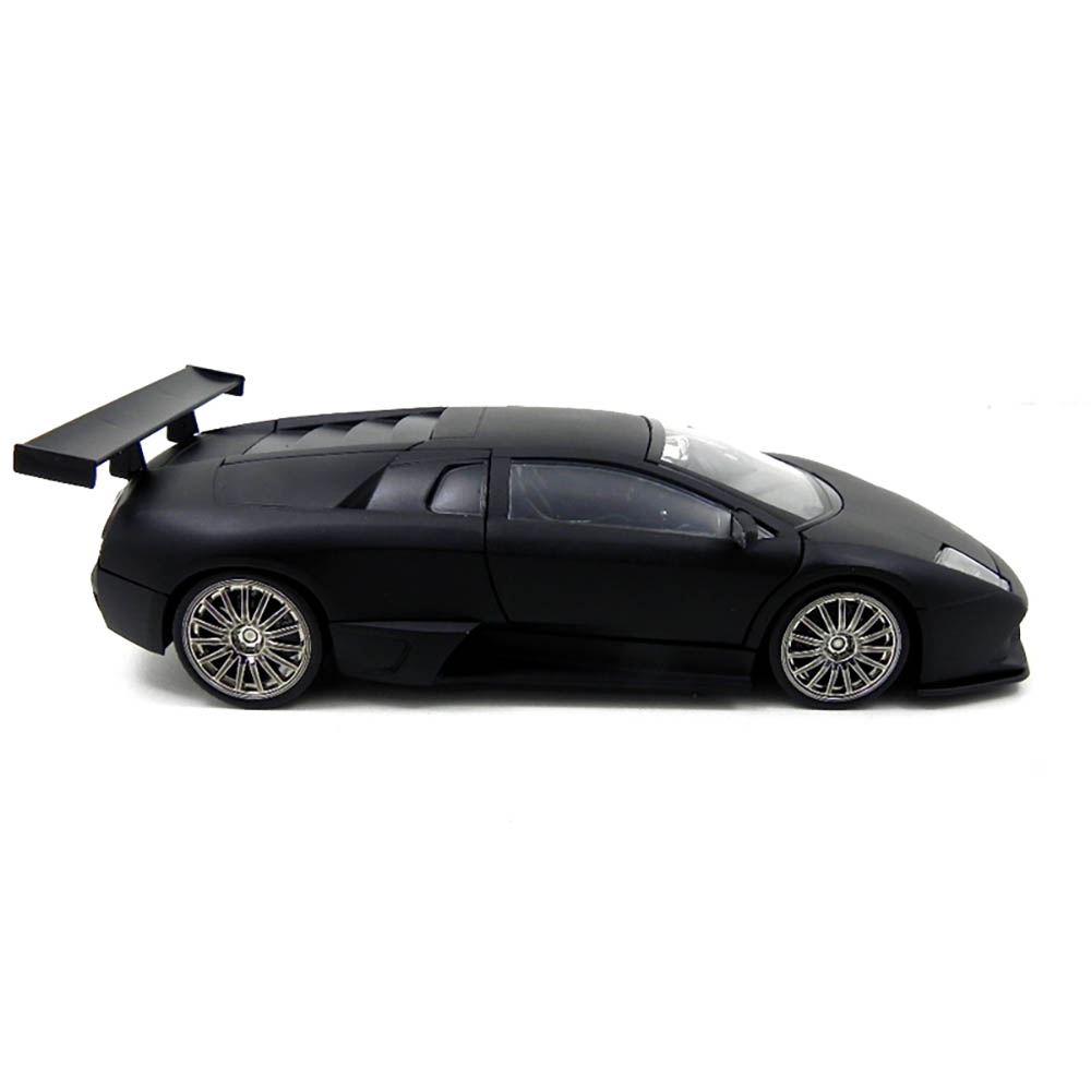 Miniatura Lamborghini Murcielago Lp 640 Preto Fosco 1/24 - Imagem 5