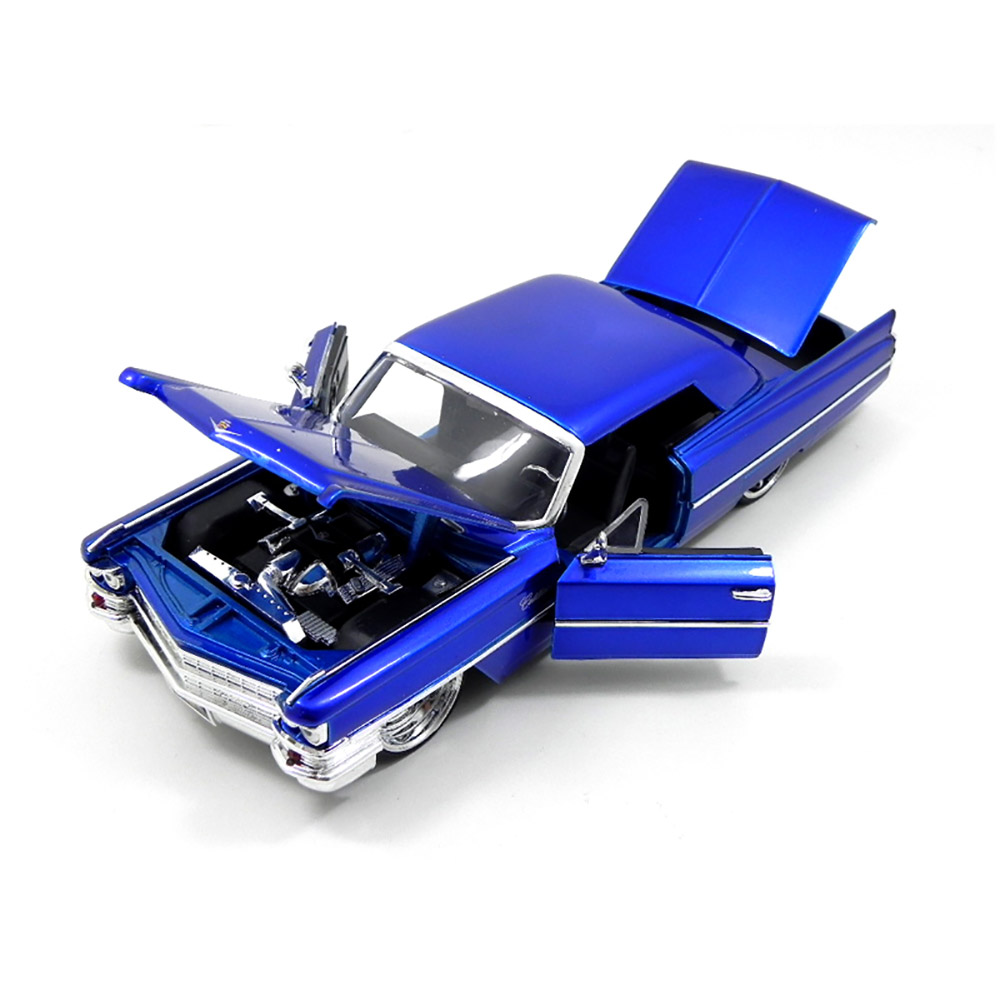 Miniatura Cadillac 1963 Azul Jada Toys 1/24 - Imagem 4
