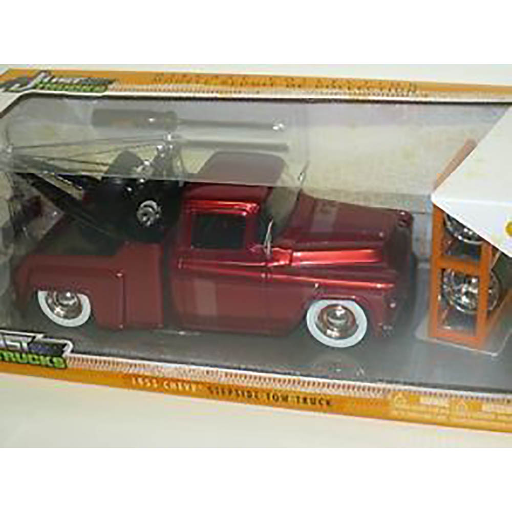 Chevy Cheyenne 1972 1:24 troca rodas Jada Toys Preto - Imagem 6