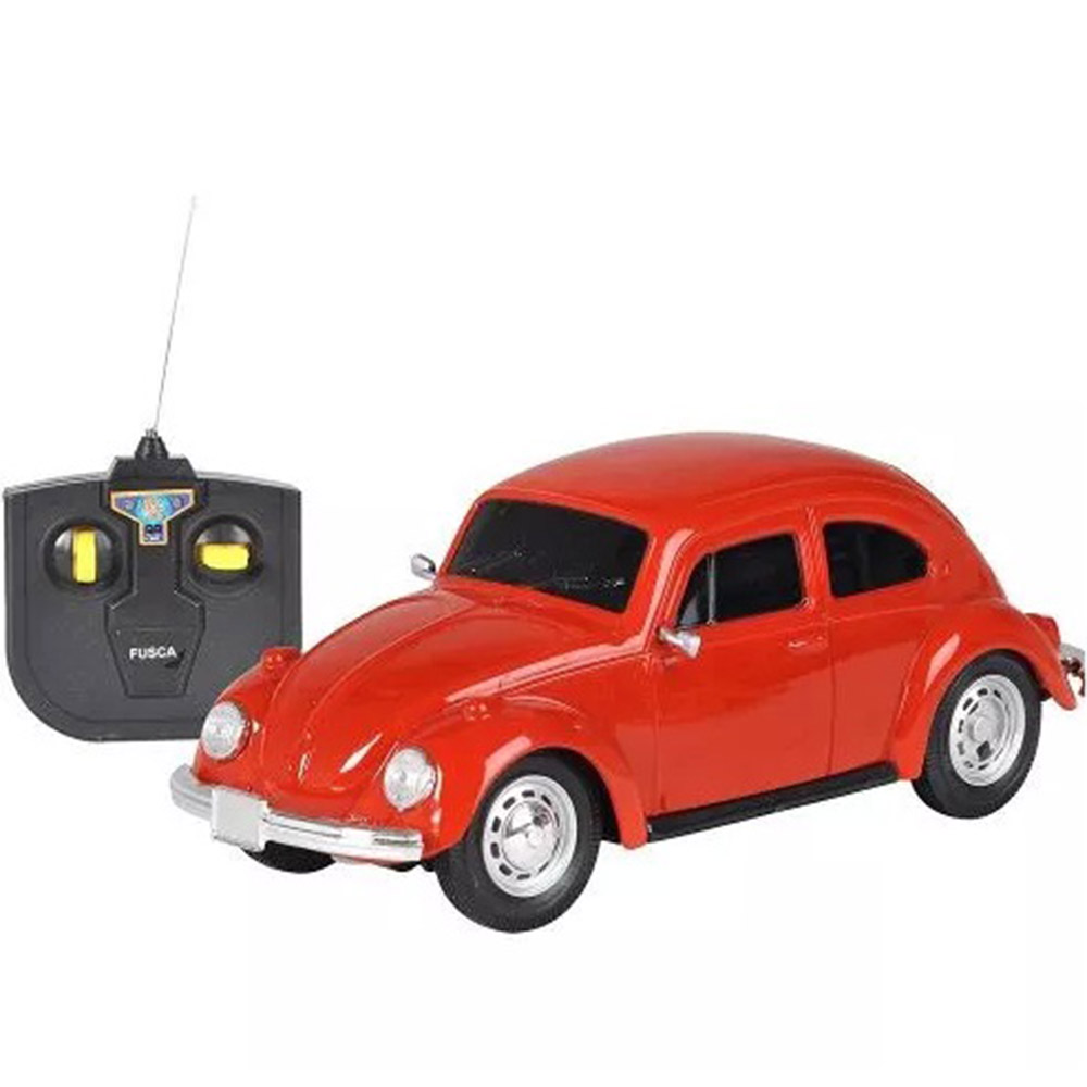 Miniatura Volkswagen Fusca Controle Remoto Vermelho CKS 1/24