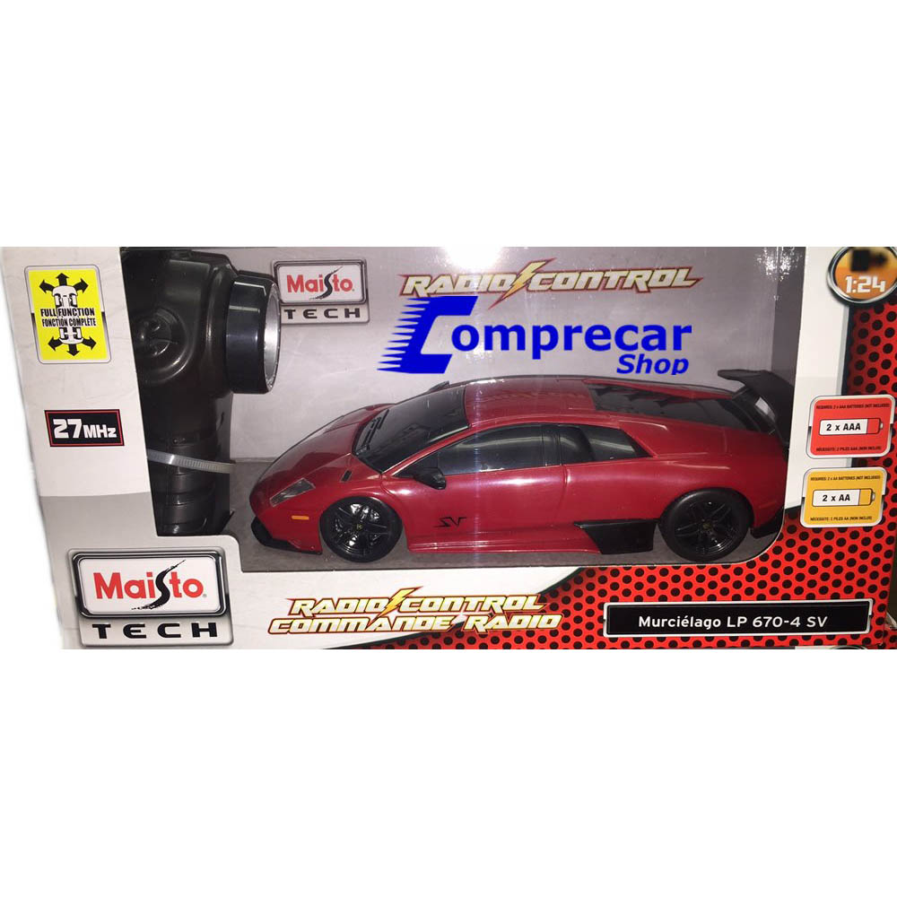 Miniatura Lamborghini Murcielago LP 670-4SV C Remoto 1/24 - Imagem 2