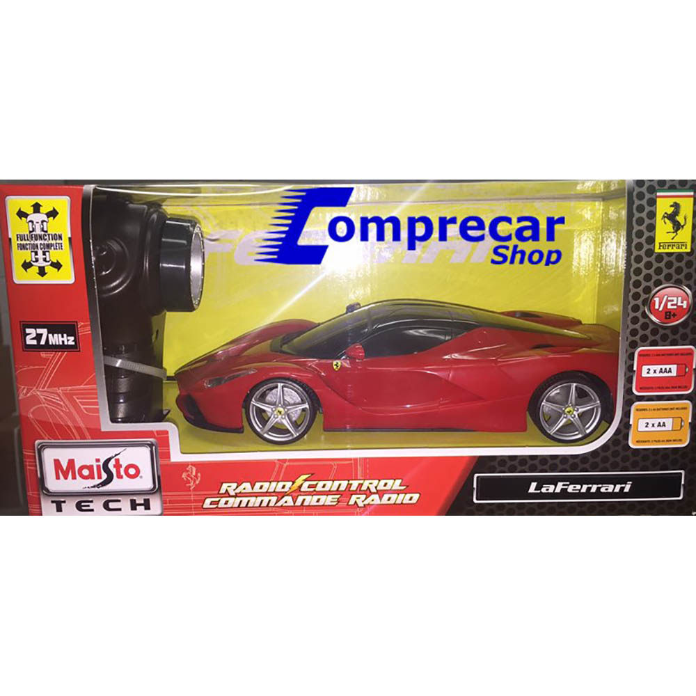 Ferrari LaFerrari Controle Remoto Maisto Vermelha 1:24 - Imagem 2
