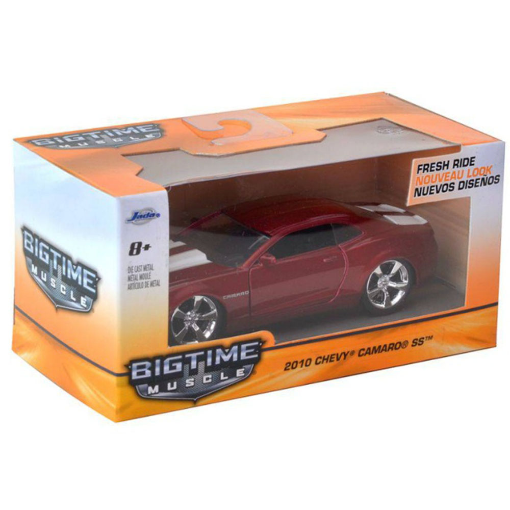 Miniatura Chevrolet Camaro Ss 2010 Jada Toys Vinho 1/32 - Imagem 3