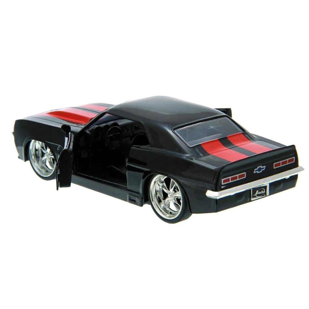 Miniatura Chevrolet Camaro 1969 Preto Jada Toys 1/32 - Imagem 3