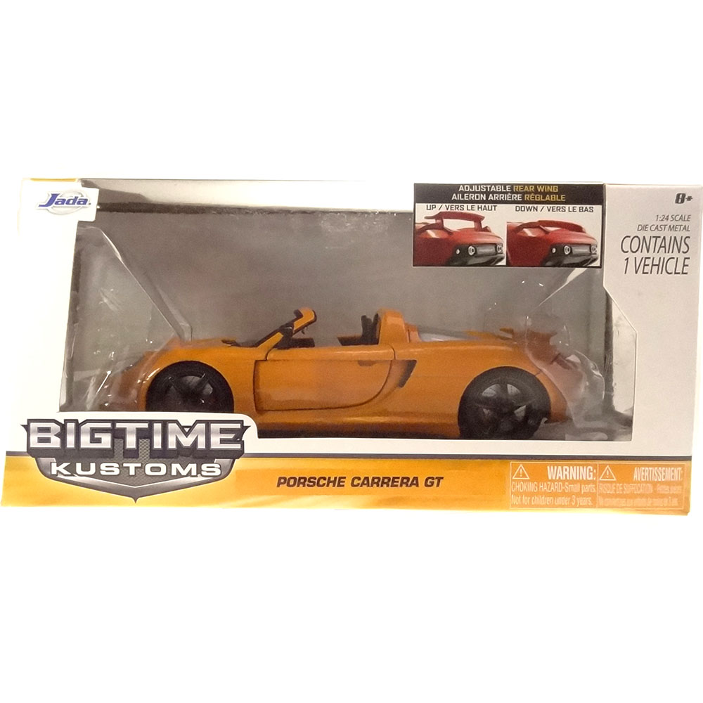 Miniatura Porsche Carrera Gt 2005 Laranja Jada Toys 1/24 - Imagem 5