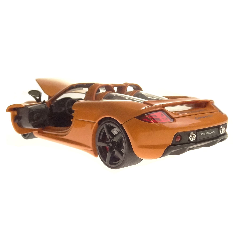 Miniatura Porsche Carrera Gt 2005 Laranja Jada Toys 1/24 - Imagem 4