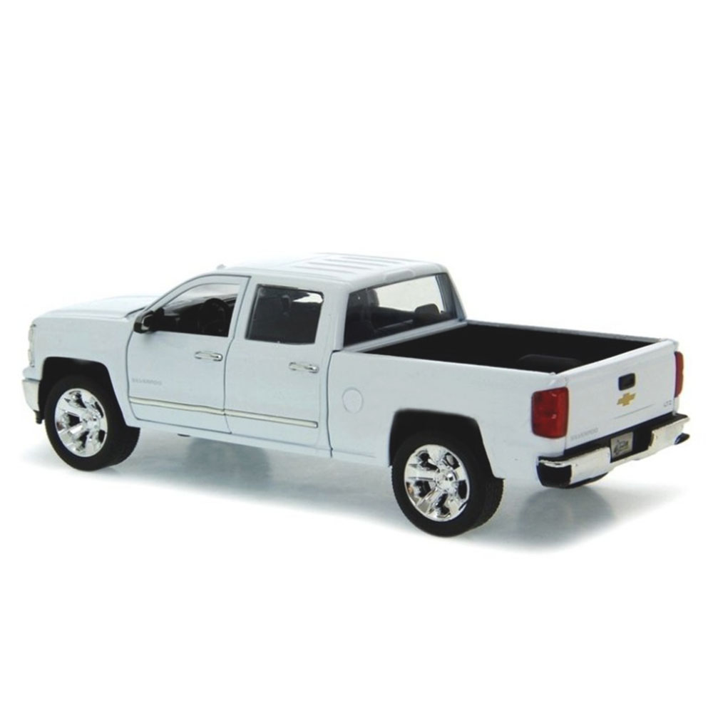 Miniatura Chevrolet Silverado 2014 Branco Jada Toys 1/24 - Imagem 2