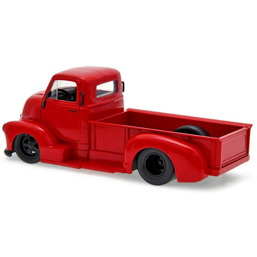 Miniatura Chevy Coe Pickup 1952 Vermelho Jada Toys 1/24 - Imagem 2