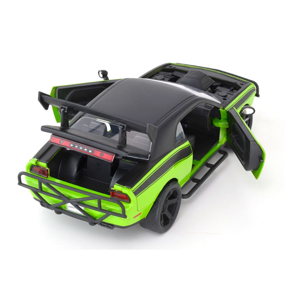 Miniatura Letty's Dodge Challenger Srt8 Verde Velozes 7 1/24 - Imagem 2