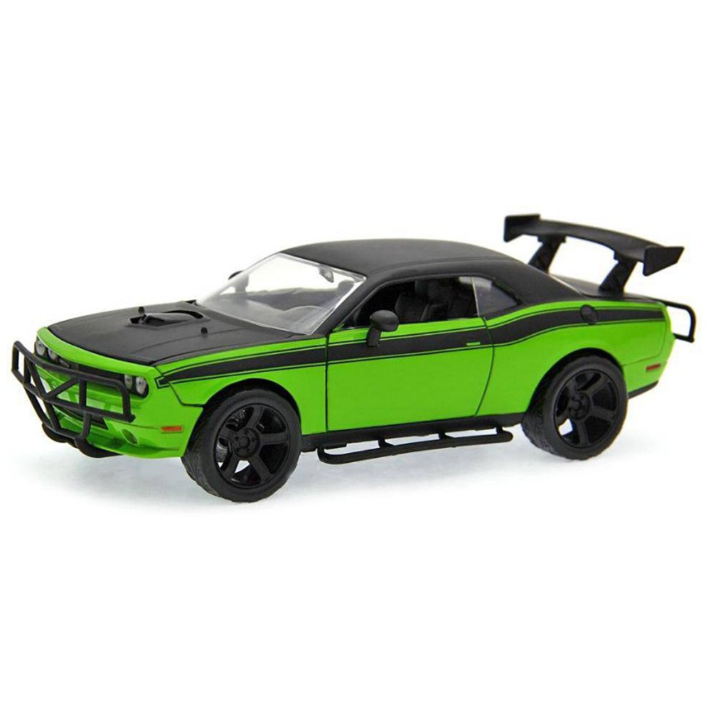 Miniatura Letty's Dodge Challenger Srt8 Verde Velozes 7 1/24