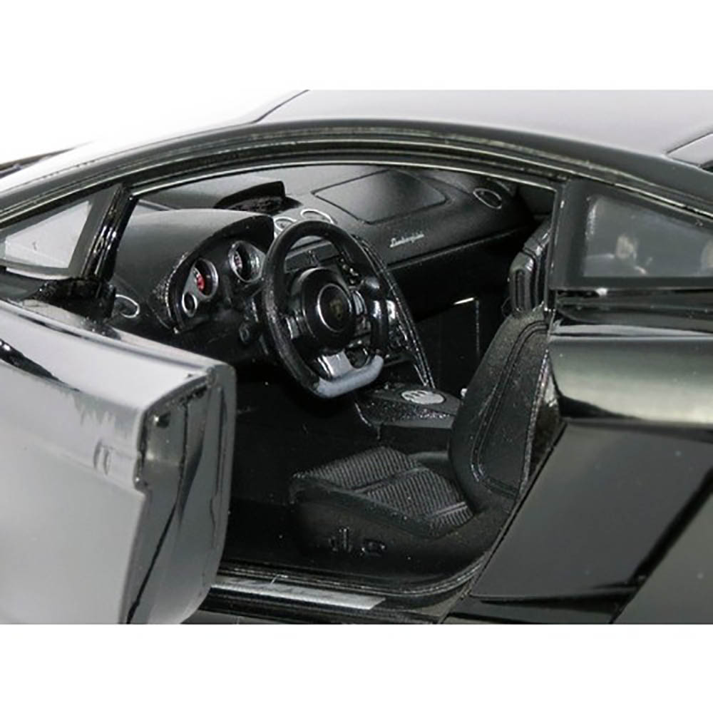 Miniatura Lamborghini Gallardo Lp560-4 Preto Welly 1/24 - Imagem 2
