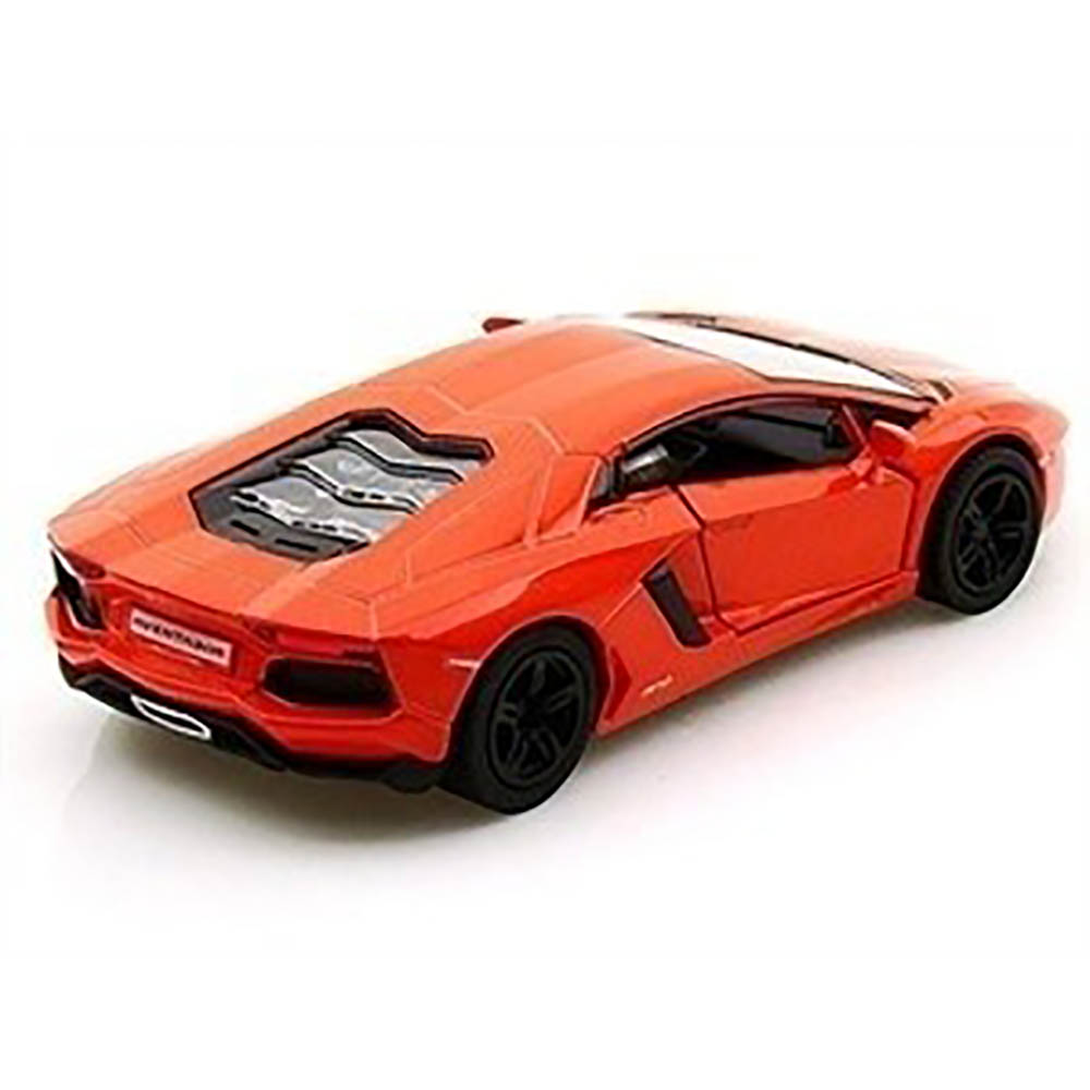 Lamborghini Aventador Lp700-4 1:24 Welly Laranja - Imagem 2