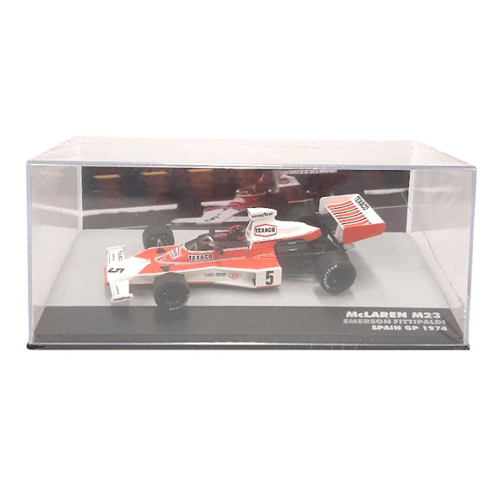 Miniatura F1 Mclaren M23 Emerson Fittipaldi GP1974 C/Defeito - Imagem 4
