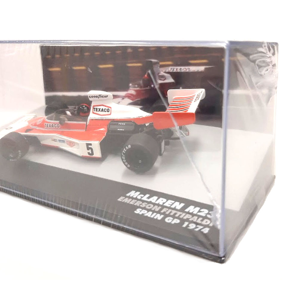 Miniatura F1 Mclaren M23 Emerson Fittipaldi GP1974 C/Defeito - Imagem 5