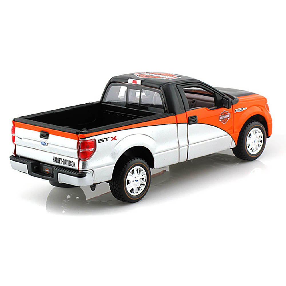 Miniatura Ford F150 Stx 1/27 1958 Flh DuoGlide Harley 1/24 - Imagem 2