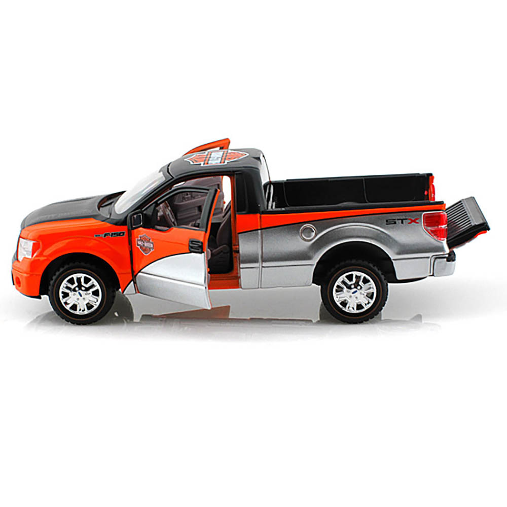 Miniatura Ford F150 Stx 1/27 1958 Flh DuoGlide Harley 1/24 - Imagem 3