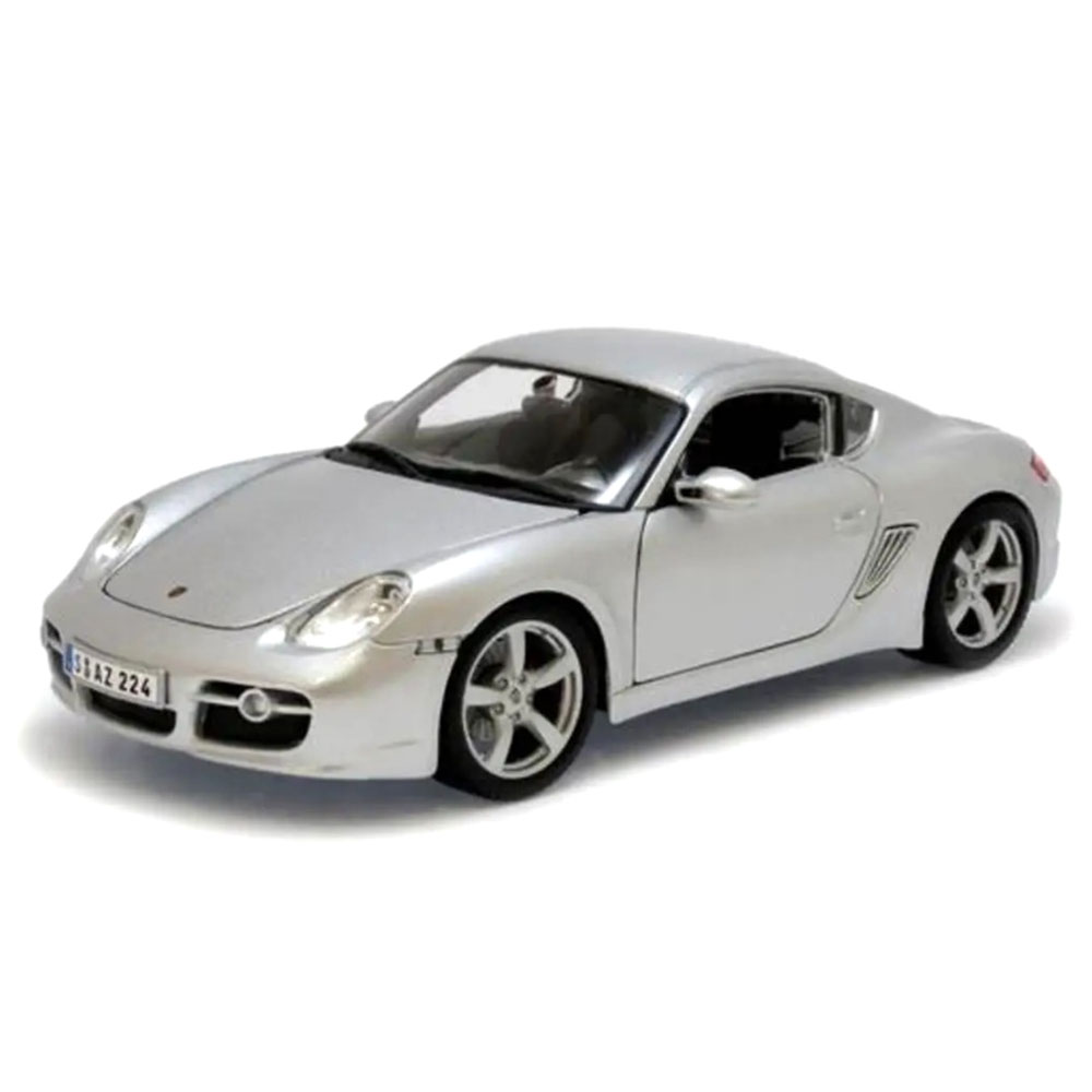 Miniatura Porsche Cayman S Prata Maisto 1/18