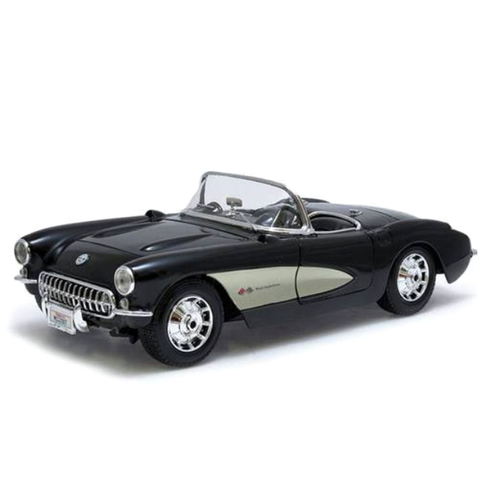 Miniatura Corvette Preto 1957 Maisto 1/18