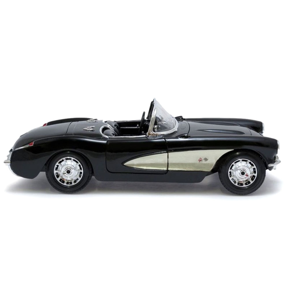 Miniatura Corvette Preto 1957 Maisto 1/18 - Imagem 2