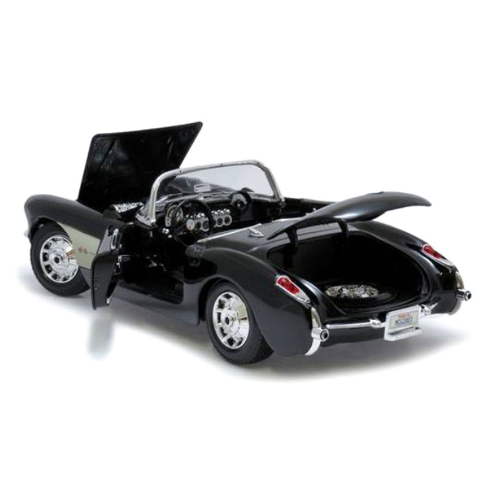Miniatura Corvette Preto 1957 Maisto 1/18 - Imagem 3