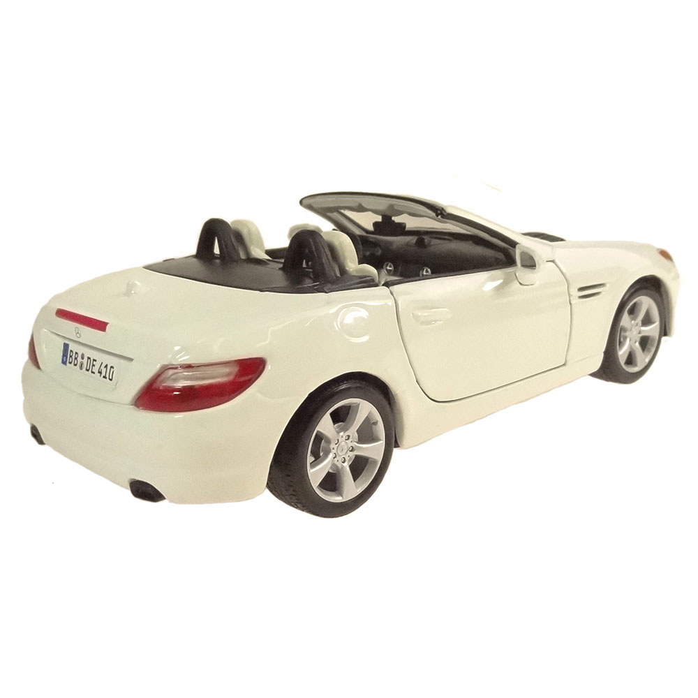 Miniatura Mercedes Benz Slk Class Branco Maisto 1/24 - Imagem 2