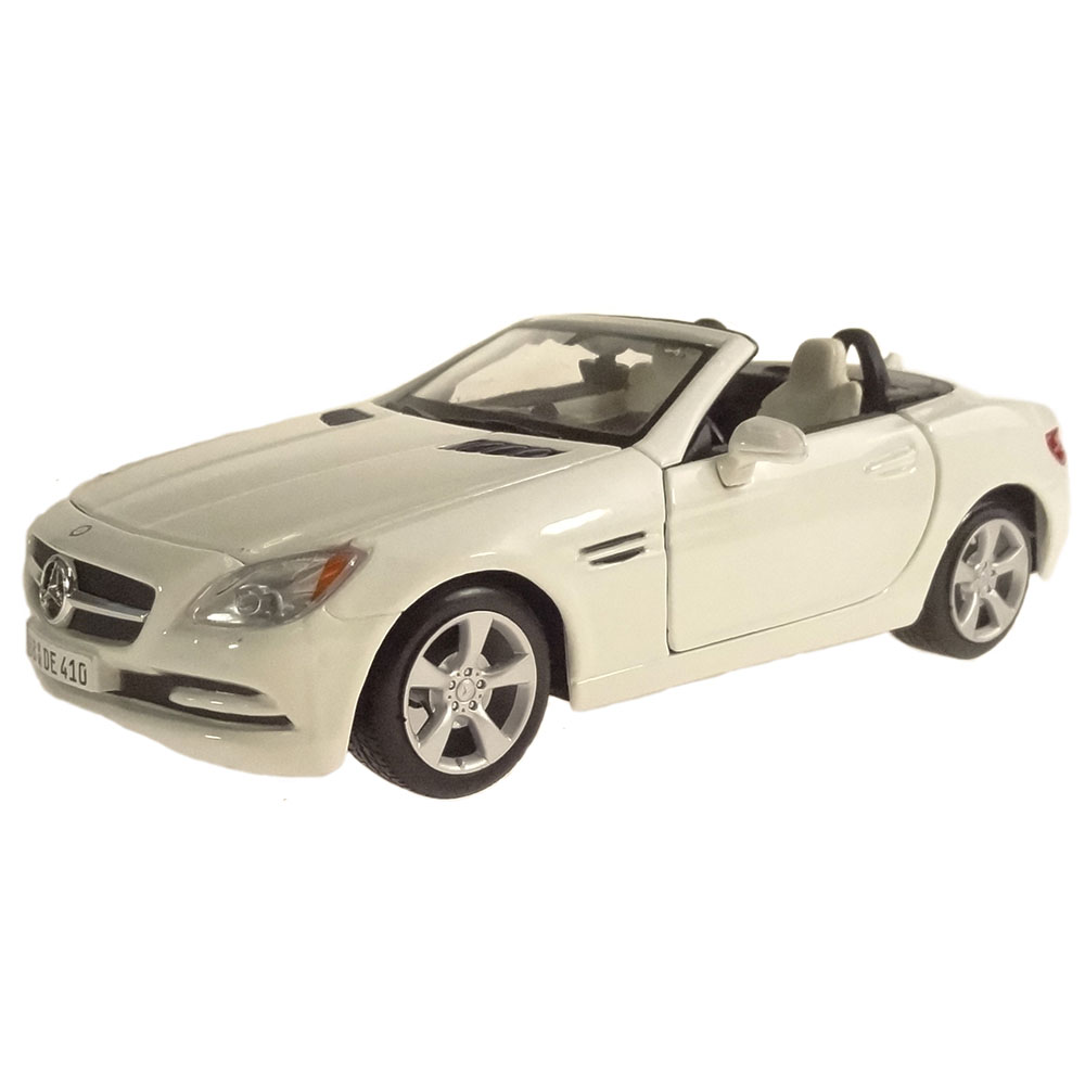 Miniatura Mercedes Benz Slk Class Branco Maisto 1/24