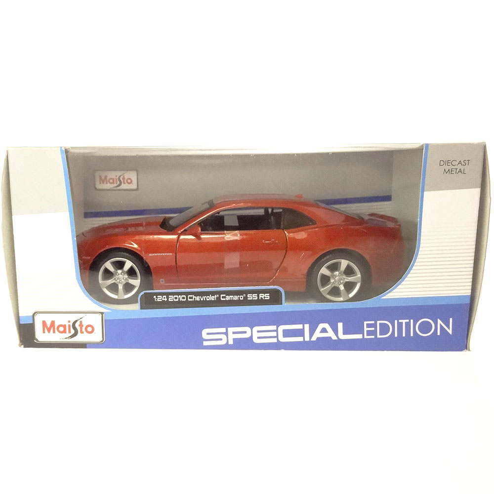 Miniatura Chevrolet Camaro Ss Rs 2010 Vermelho Maisto 1/24 - Imagem 4