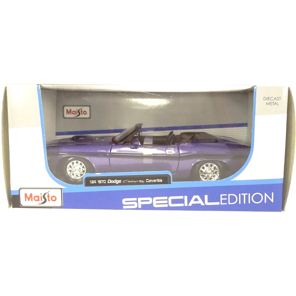 Miniatura Dodge Challenger R/t Conversível 1970 Maisto 1/24 - Imagem 3