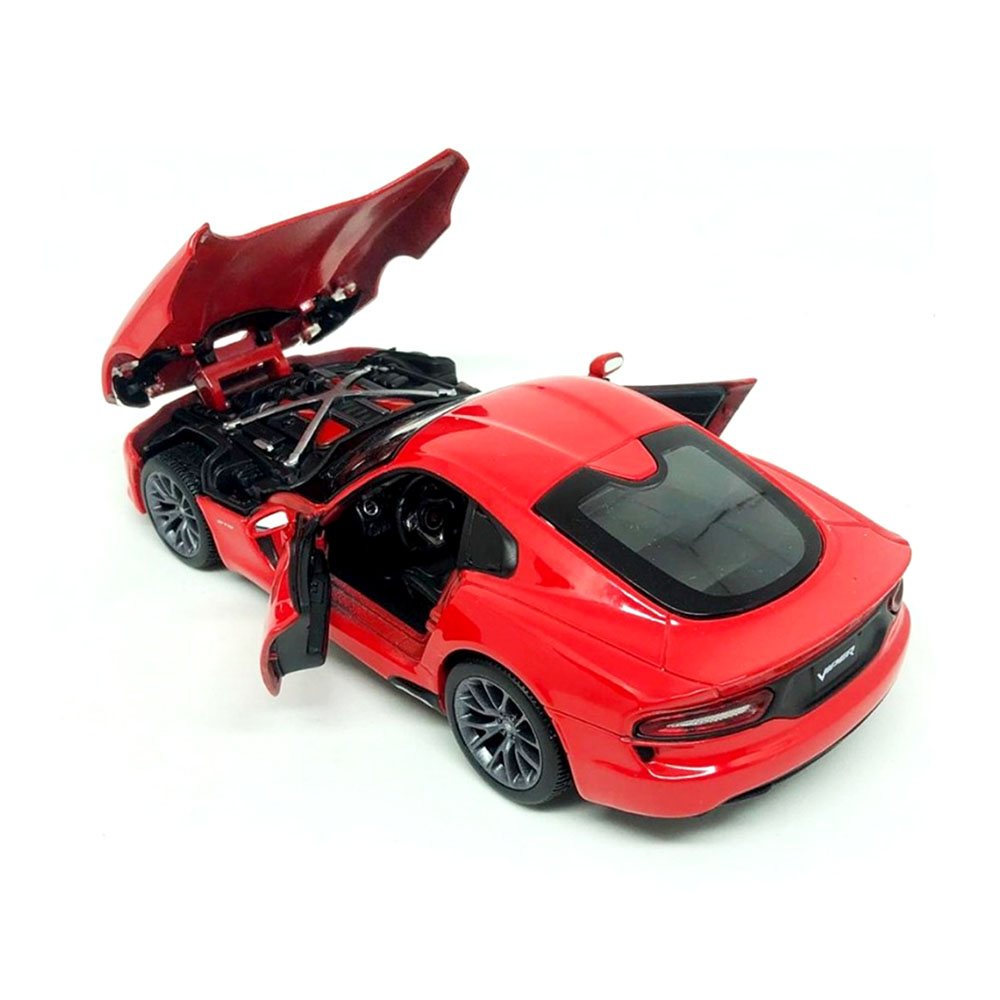 Miniatura Srt Viper Gts 2013 Vermelho Maisto 1/24 - Imagem 3