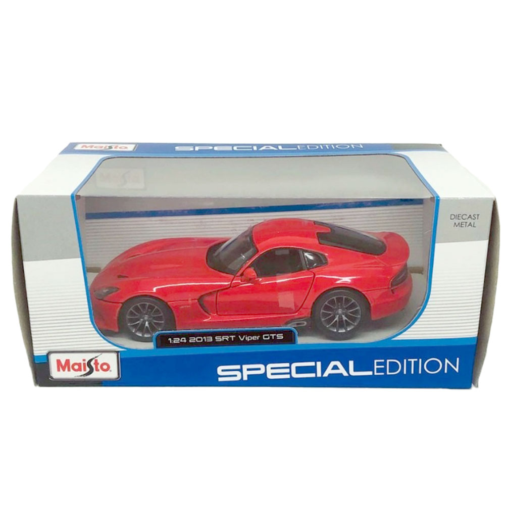 Miniatura Srt Viper Gts 2013 Vermelho Maisto 1/24 - Imagem 4