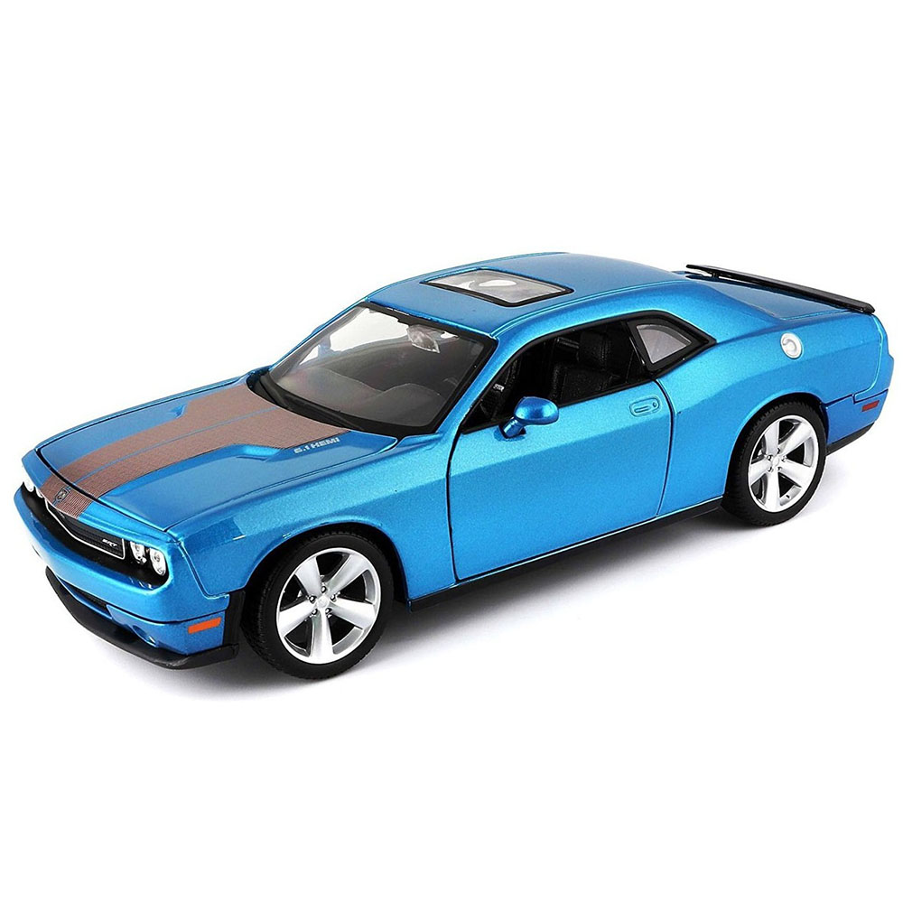 Miniatura Dodge Challenger Srt8 2008 Azul Maisto 1/24