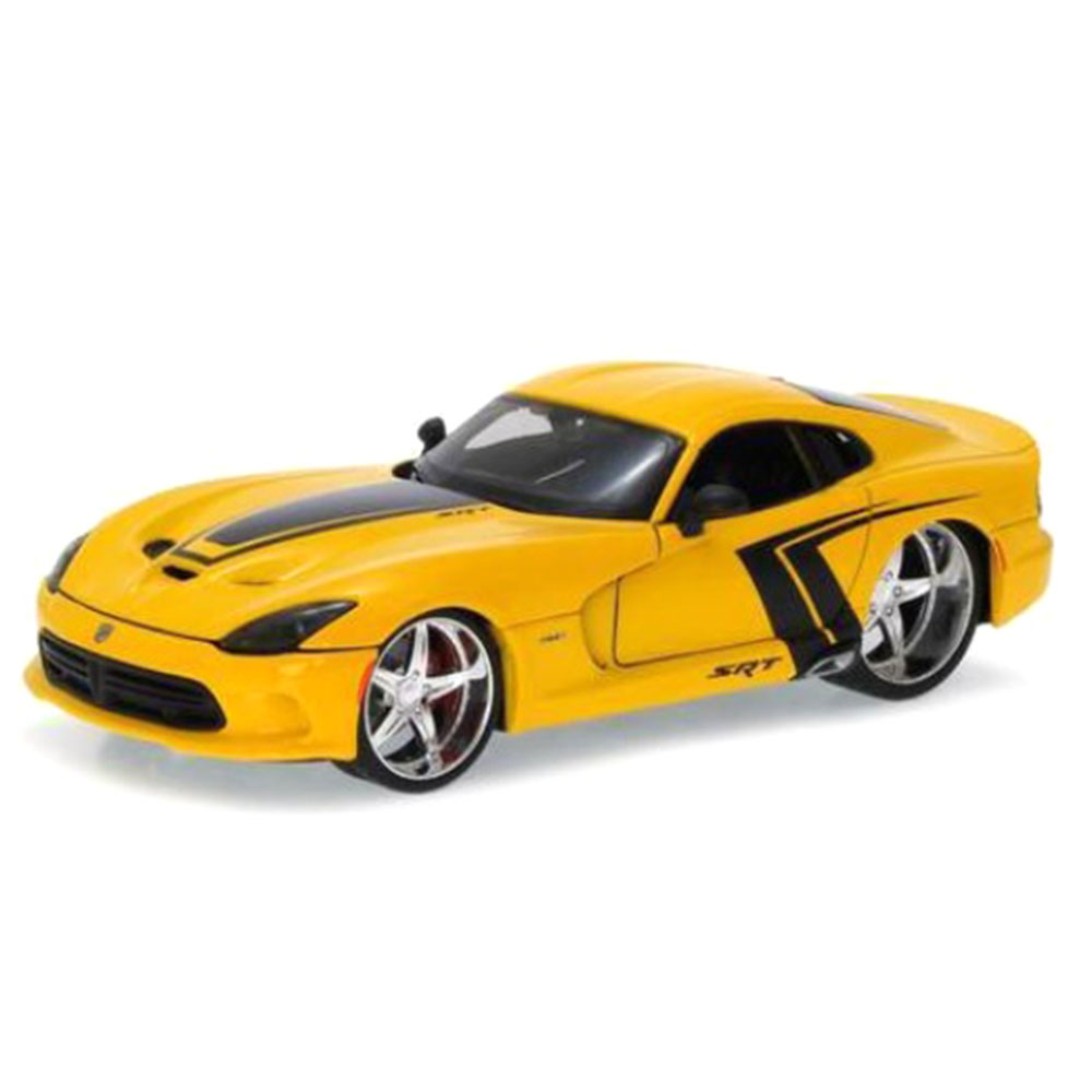 Miniatura Srt Viper Gts 2013 Amarelo Maisto 1/24