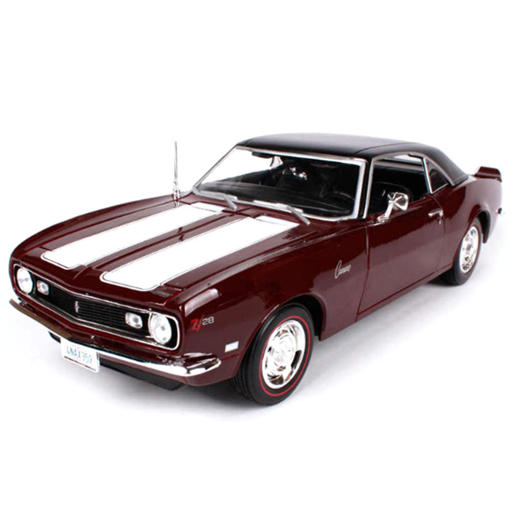 Miniatura Chevrolet Camaro Z/28 1968 Vinho Maisto 1/18