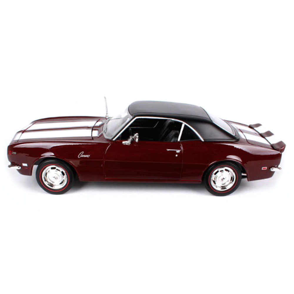 Miniatura Chevrolet Camaro Z/28 1968 Vinho Maisto 1/18 - Imagem 2