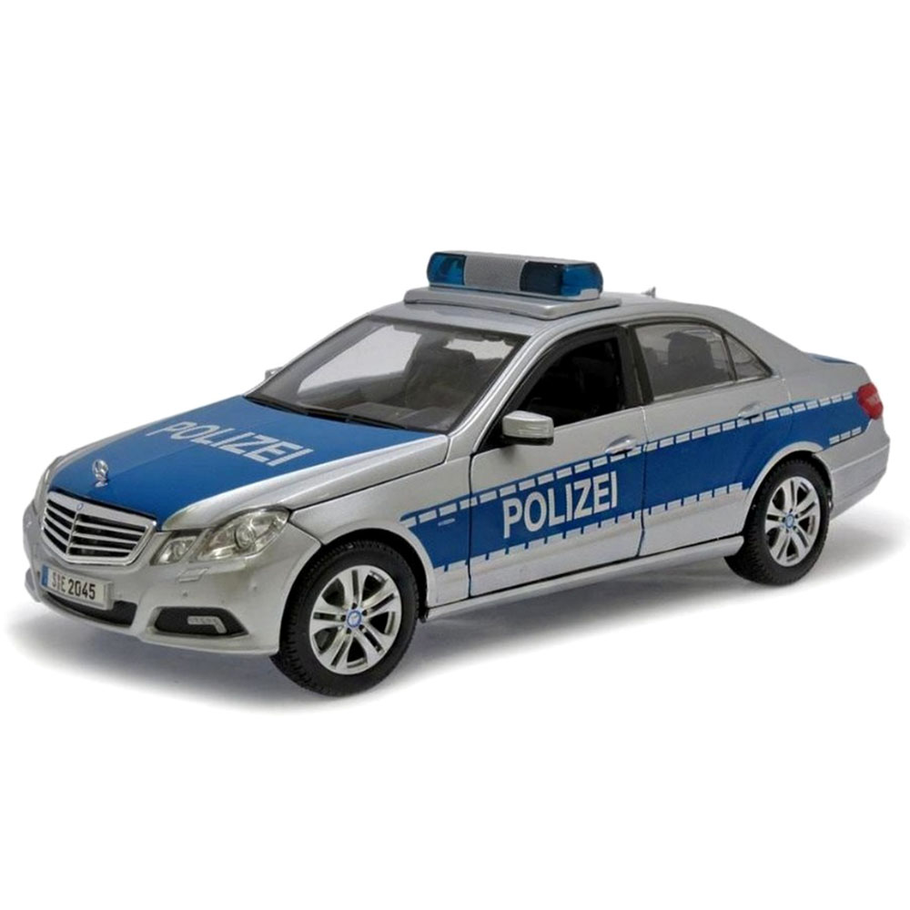 Miniatura Mercedes Benz E-Class Polizei Maisto 1/18