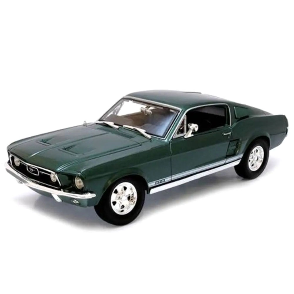 Miniatura Ford Mustang Gta Fastback 1967 Verde Maisto 1/18