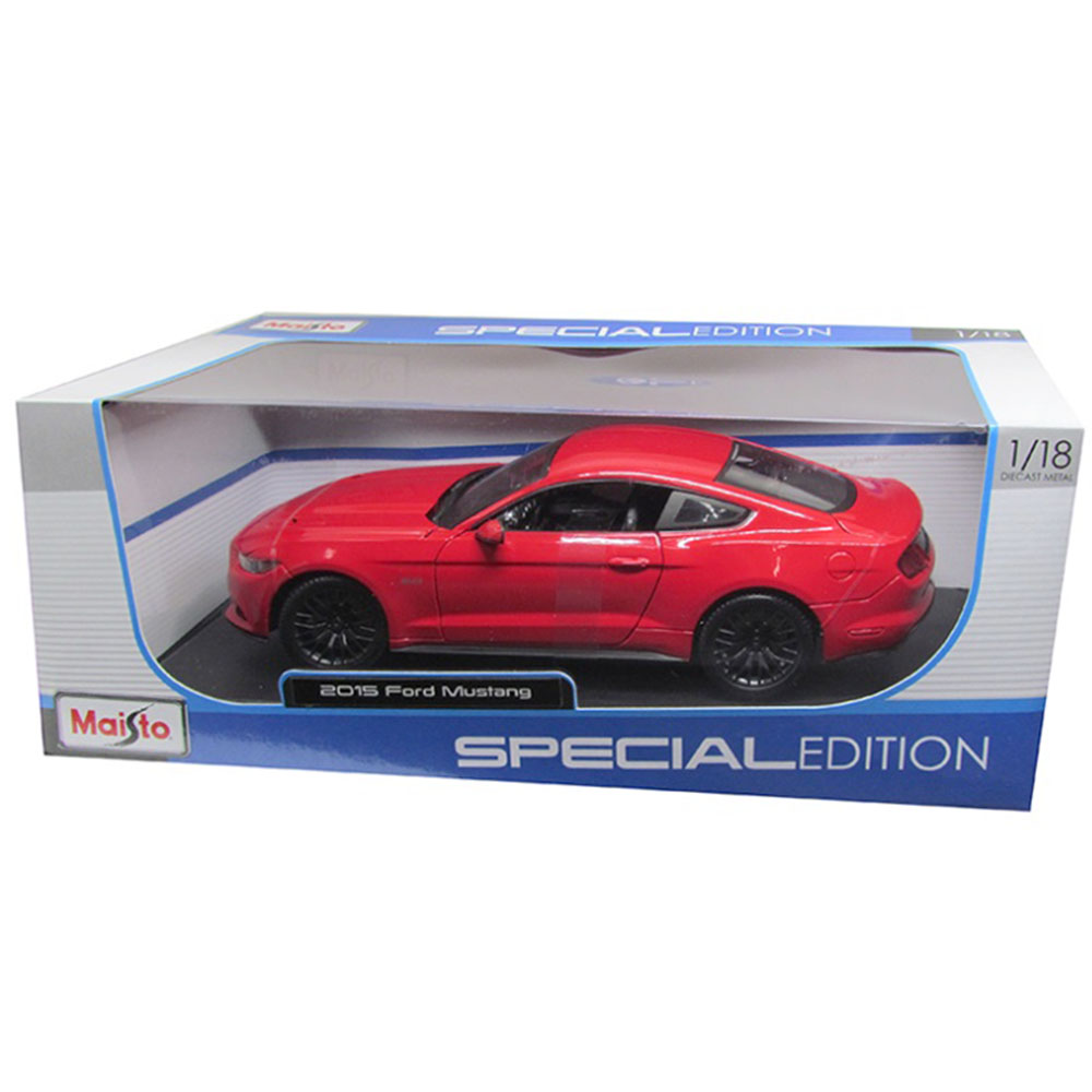 Miniatura Ford Mustang Gt 2015 Vermelho Maisto 1/18 - Imagem 4