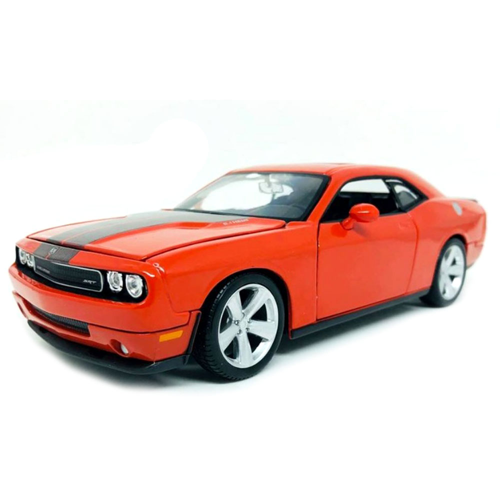 Miniatura Dodge Challenger Srt8 2008 Laranja Maisto 1/24