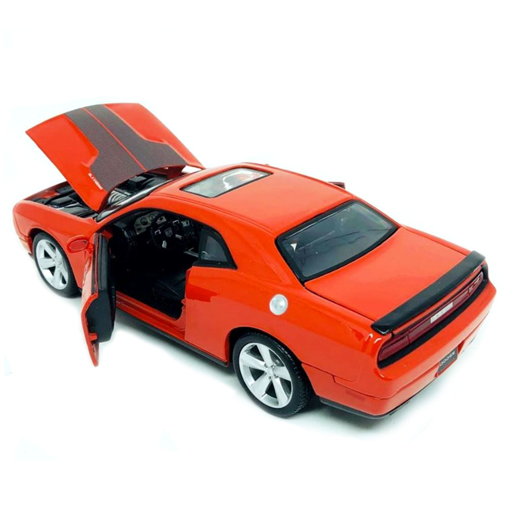 Miniatura Dodge Challenger Srt8 2008 Laranja Maisto 1/24 - Imagem 3