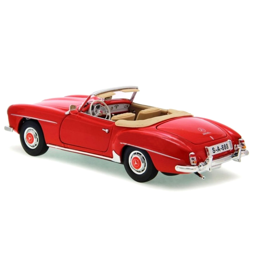 Miniatura Mercedes 190 Sl 1955 Vermelho Maisto 1/18 - Imagem 2