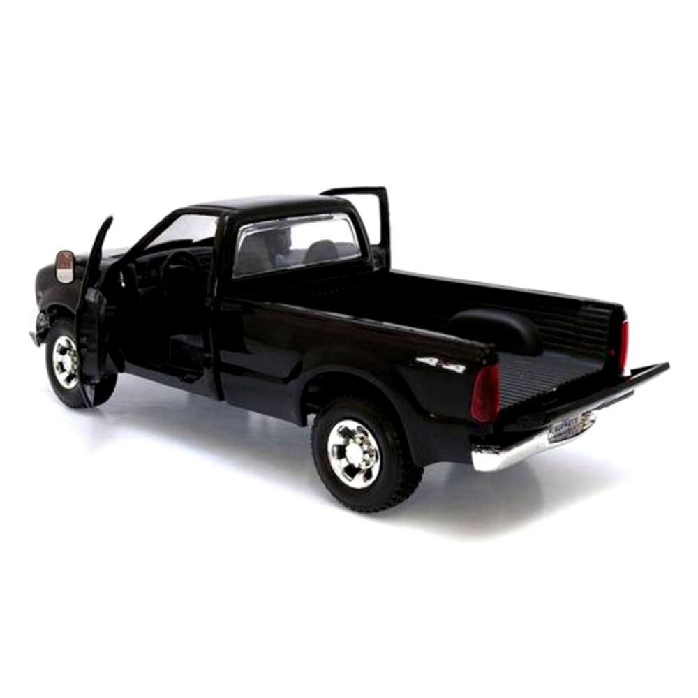 Miniatura Ford F-350 Super Duty Pickup 1999 Preto 1/27 - Imagem 3