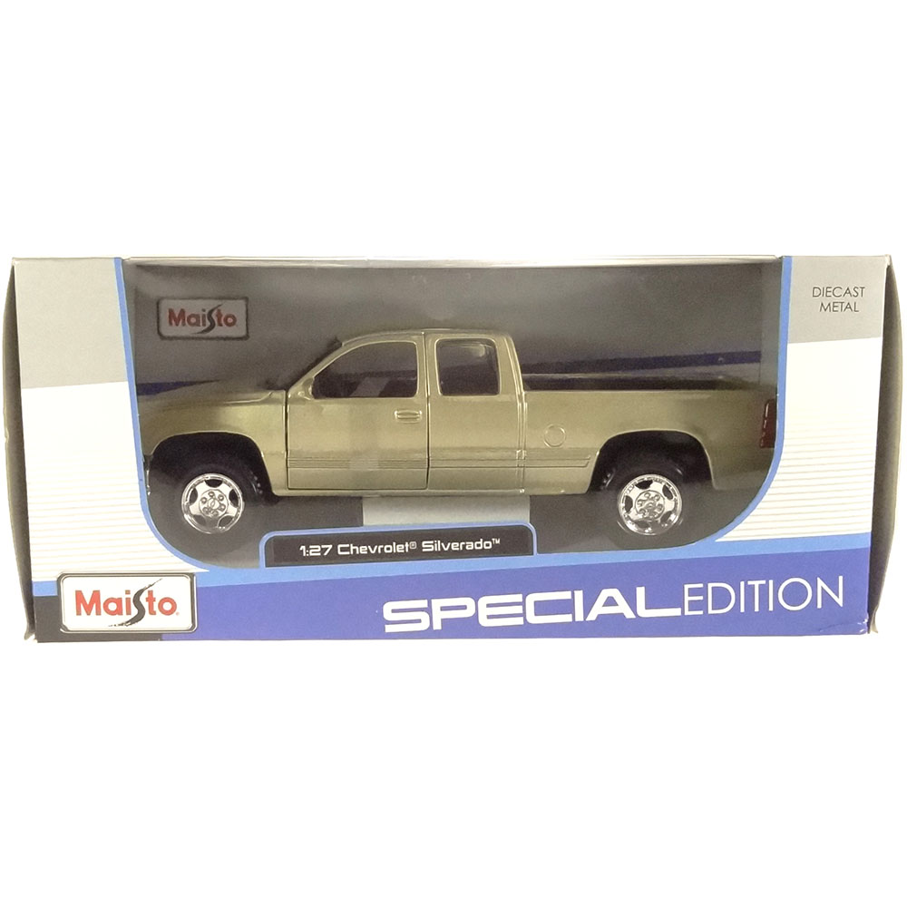 Miniatura Chevrolet Silverado Dourado Maisto 1/27 - Imagem 4