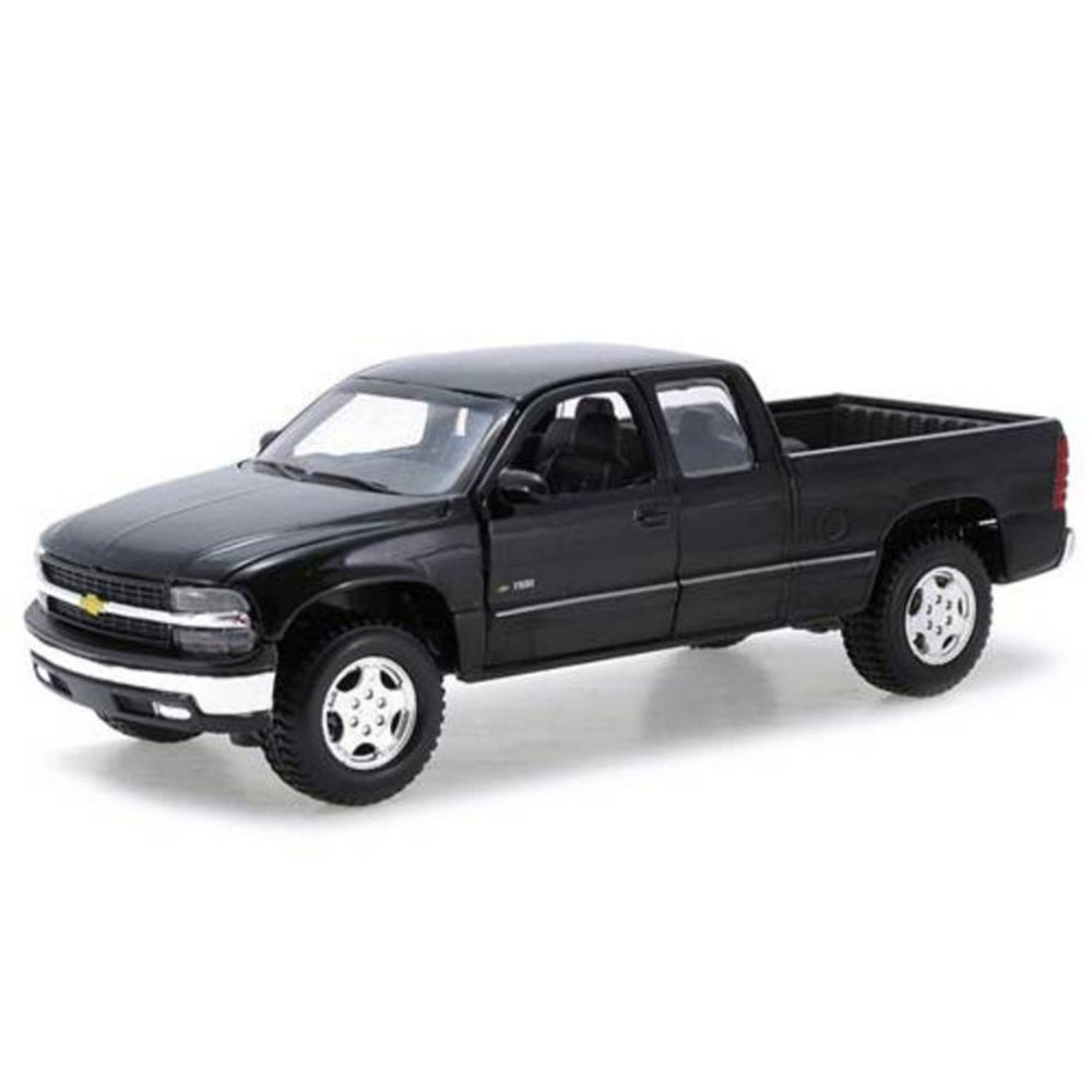 Miniatura Chevrolet Silverado Preto Maisto 1/27