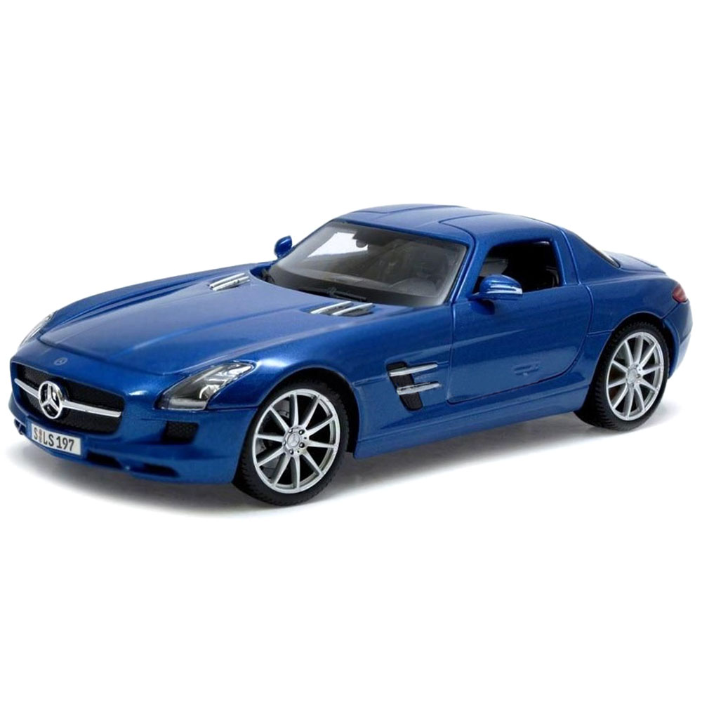 Miniatura Mercedes Benz Sls Amg Azul Maisto 1/18