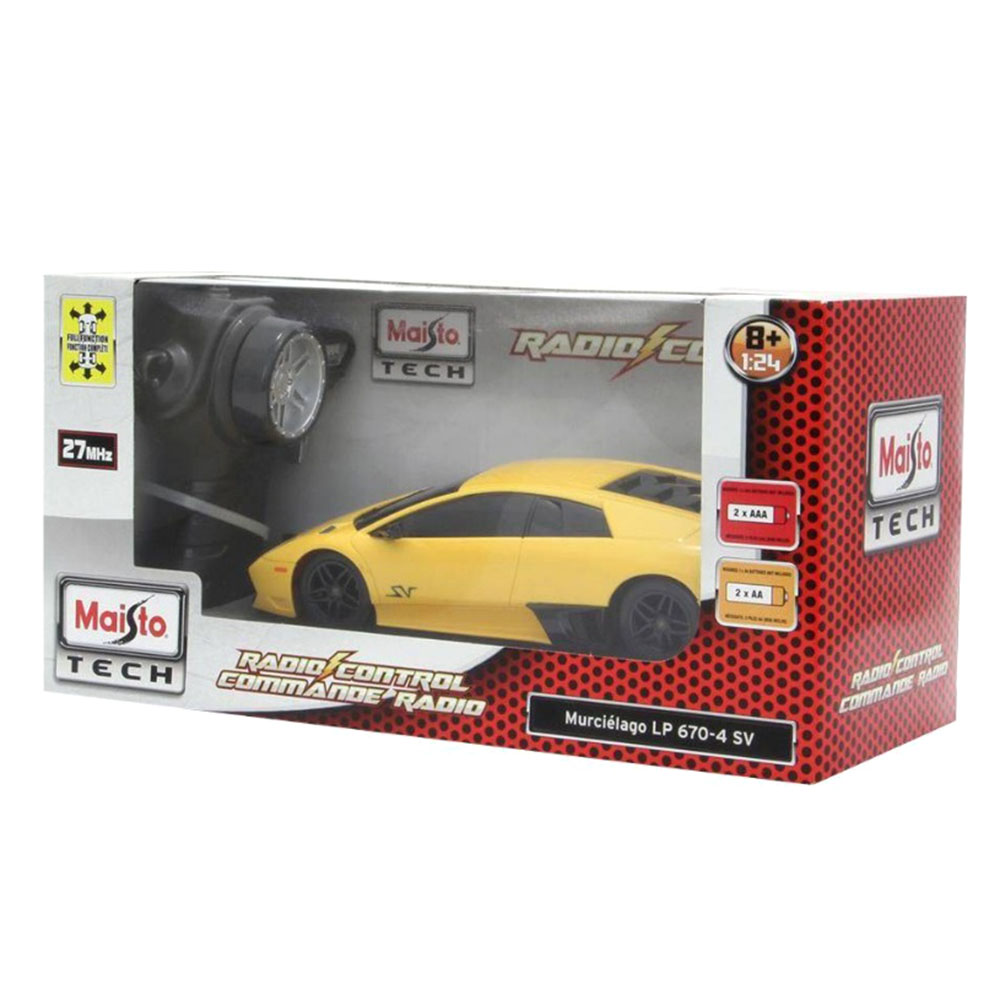 Miniatura Lamborghini Murcielago Lp 670-4sv C Remoto 1/24 - Imagem 4