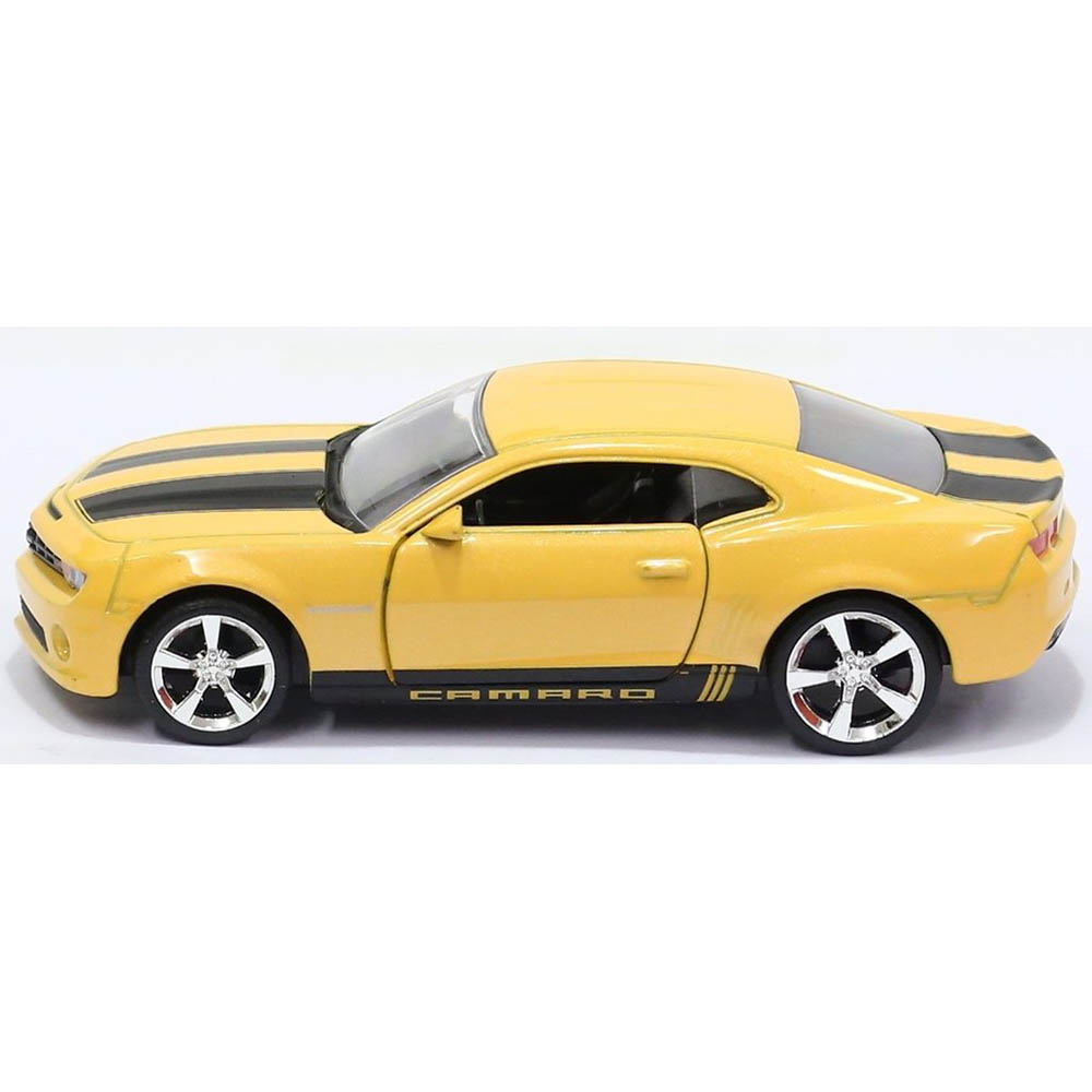 Miniatura Chevrolet Camaro Ss 2010 Amarelo Jada Toys 1/32 - Imagem 3